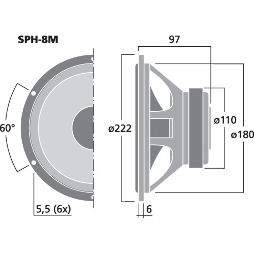 Monacor SPH-8M