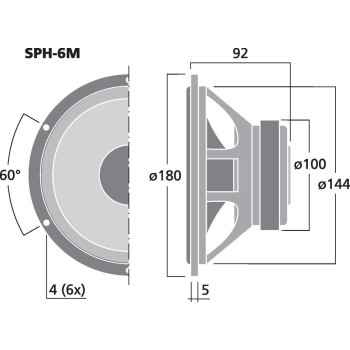 Monacor SPH-6M 2