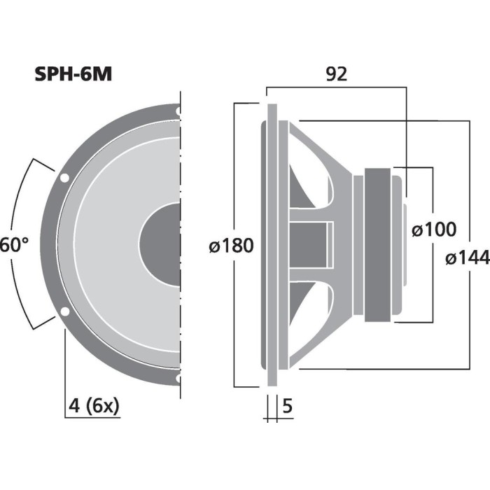 Monacor SPH-6M