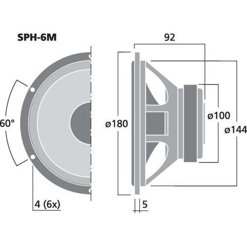 Monacor SPH-6M