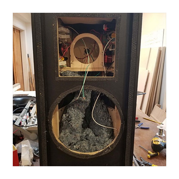 DIY комплект компоненти за професионална топ 12" двулентова колона