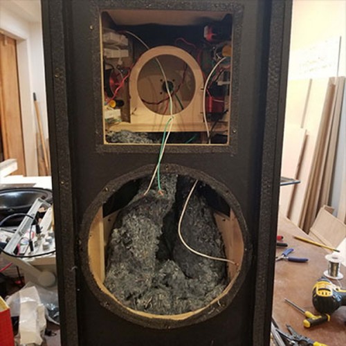 DIY комплект компоненти за професионална топ 12" двулентова колона