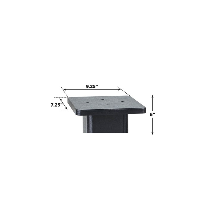 Dayton Audio SSWB6 Speaker Stand 6"