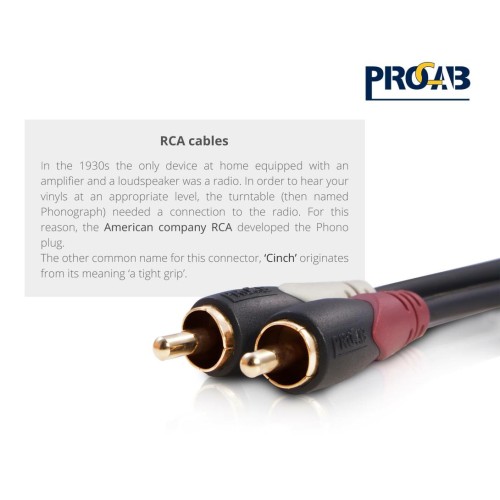 Стерео аудио кабел 5м. ProCab CLA800/5