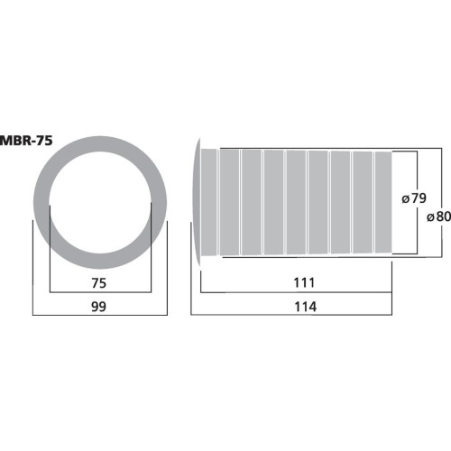 Monacor MBR-75