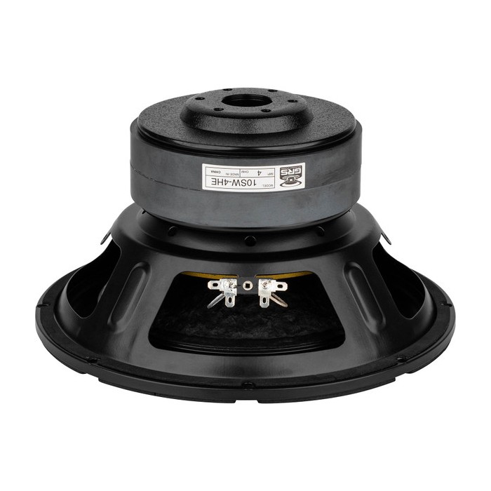 GRS 10SW-4HE-10" Paper Cone Rubber Surround High-Excursion Subwoofer 4 Ohm