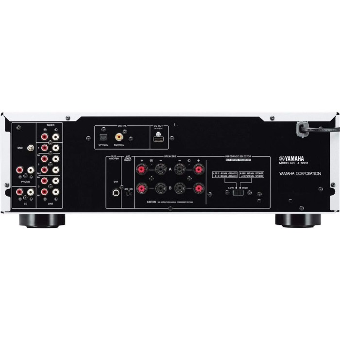 Стерео усилвател с DAC и изход за субуфер Yamaha A-S310