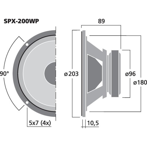 Monacor SPX-200WP
