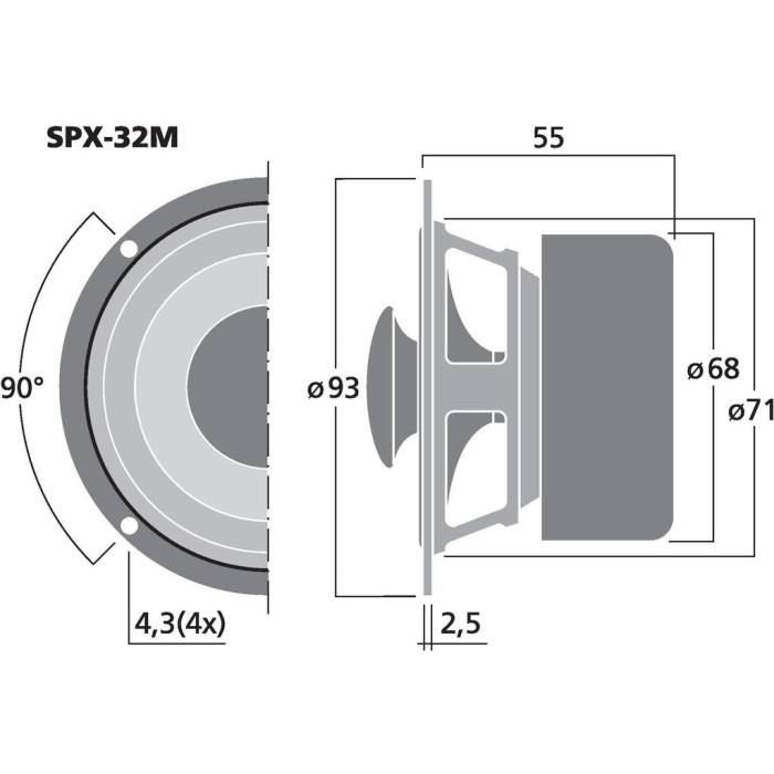 Monacor SPX-32M