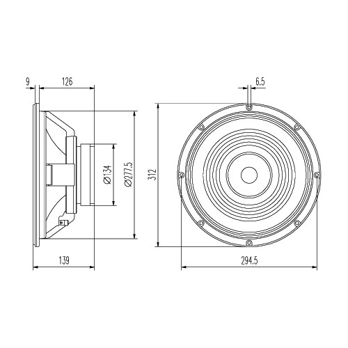 Speaker Beyma 12GA50, 8 ohm, 12 inch