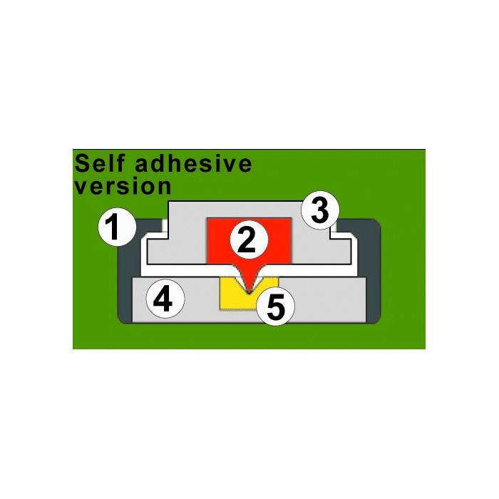 Комплект крака за електроника и тонколони Soundcare Self adhesive spike