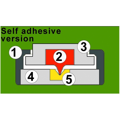 Комплект крака за електроника и тонколони Soundcare Self adhesive spike