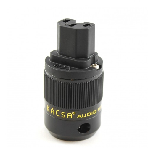 Захранващ IEC конектор за кабел KáCsa - PP-IEC1G Gold plated IEC plug