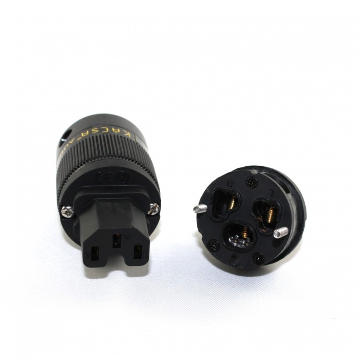 KáCsa - PP-IEC1G Gold plated IEC plug