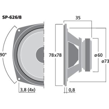Monacor SP-6268 2