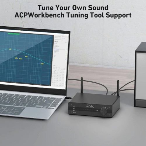 Стерео предусилвател с DAC ARC Bluetooth Phono USB SWout - Arylic BP50