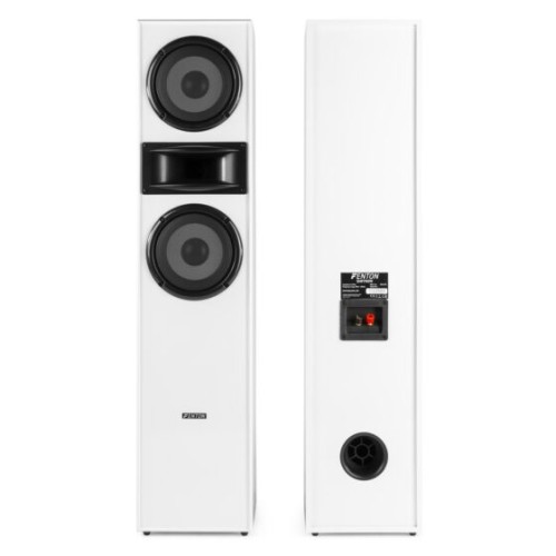 FENTON SHF700W Tower Speaker Set 2x 6.5” White