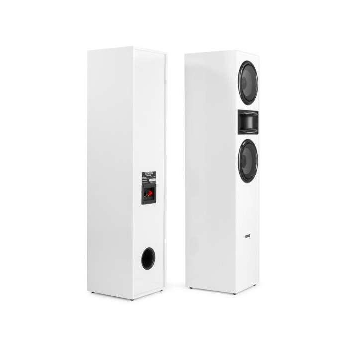 FENTON SHF700W Tower Speaker Set 2x 6.5” White