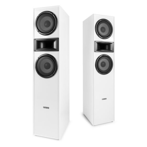 FENTON SHF700W Tower Speaker Set 2x 6.5” White