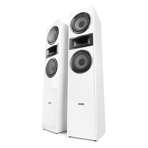 FENTON SHF700W Tower Speaker Set 2x 6.5” White