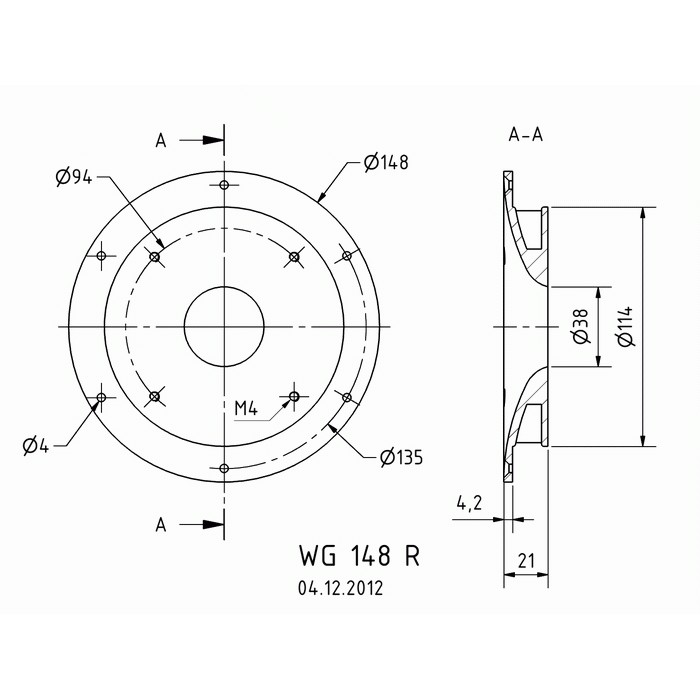 Висвокочестотен вълновод Waveguide WG 148 R
