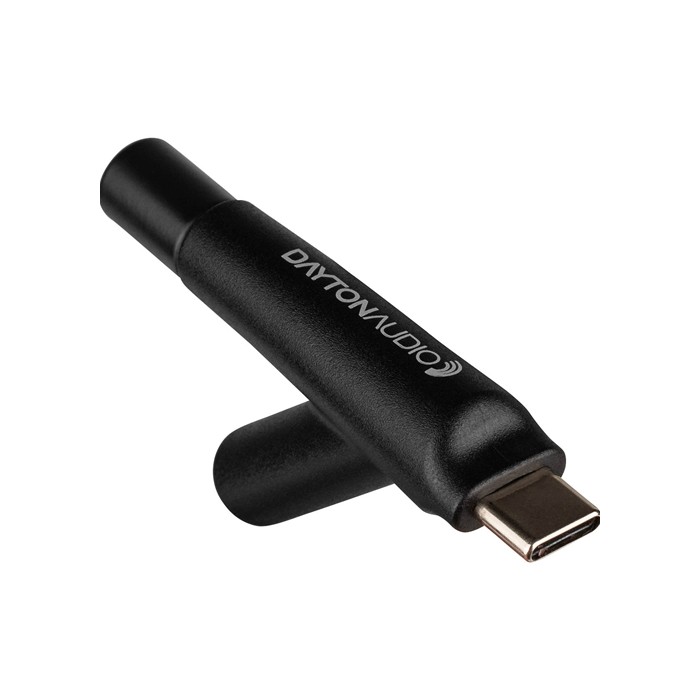 Dayton Audio iMM-6C Calibrated USB-C Measurement Microphone for Apple/ Android