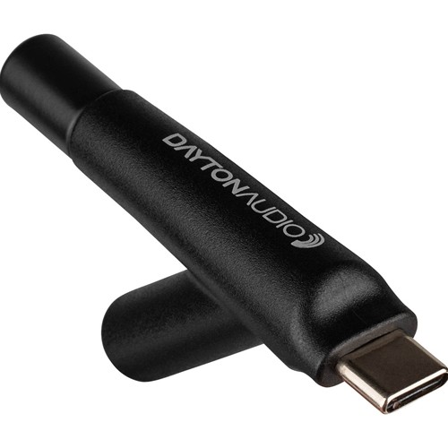 Dayton Audio iMM-6C Calibrated USB-C Measurement Microphone for Apple/ Android