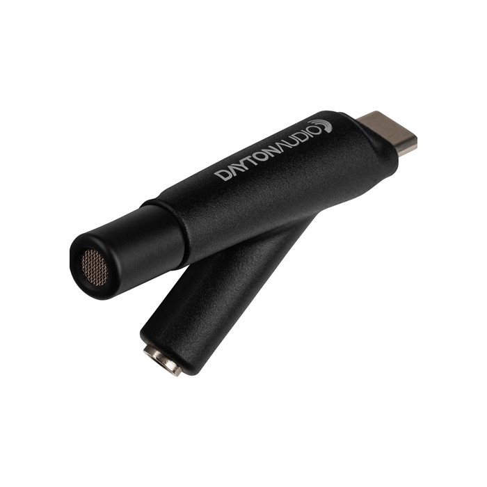 Dayton Audio iMM-6C Calibrated USB-C Measurement Microphone for Apple/ Android