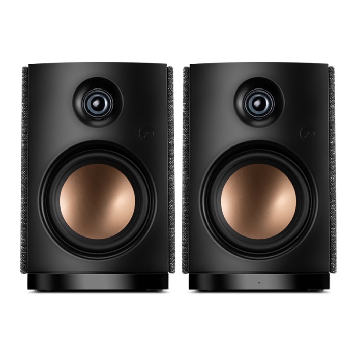 HiVi Swan OS-10 active bookshelf speakers