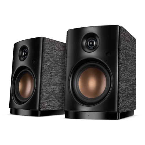 HiVi Swan OS-10 active bookshelf speakers