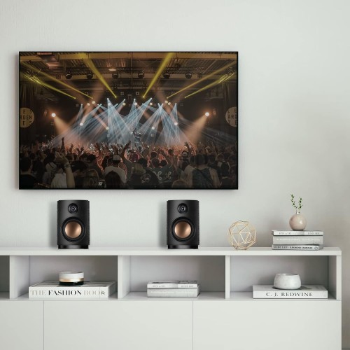 HiVi Swan OS-10 active bookshelf speakers