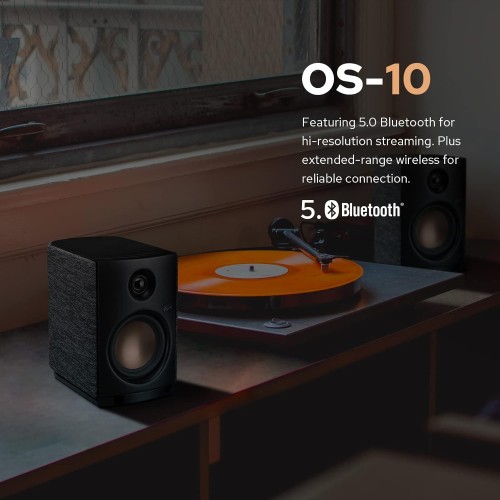 HiVi Swan OS-10 active bookshelf speakers