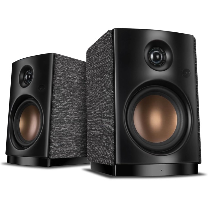 HiVi Swan OS-10 active bookshelf speakers
