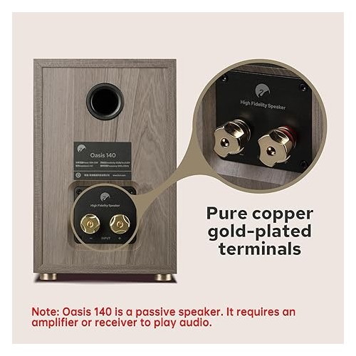 HiVi Swan Oasis 140 Bookshelf Speakers