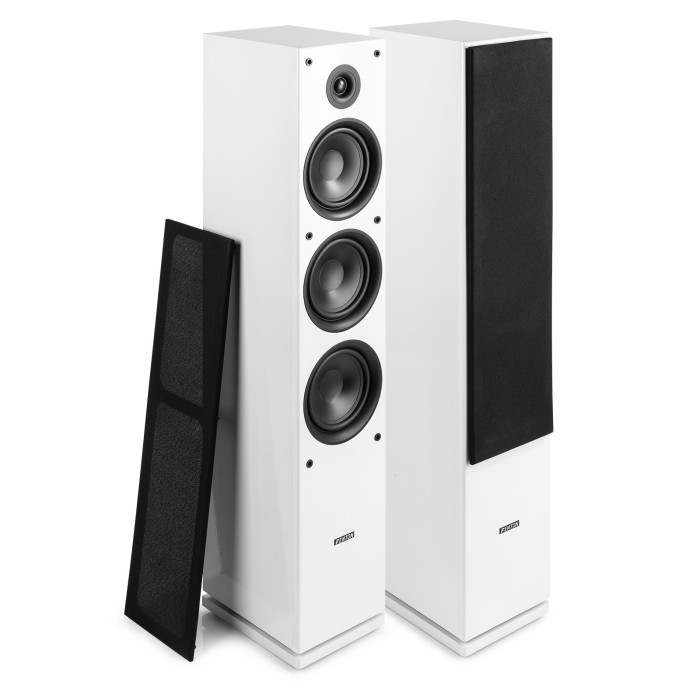 Комплект подови тонколони с 3x 6.5” бас говорители FENTON SHF80W- бели
