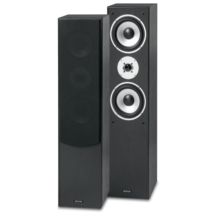 Комплект подови тонколони с 2x 6.5” бас говорители FENTON SHFT60B- черни