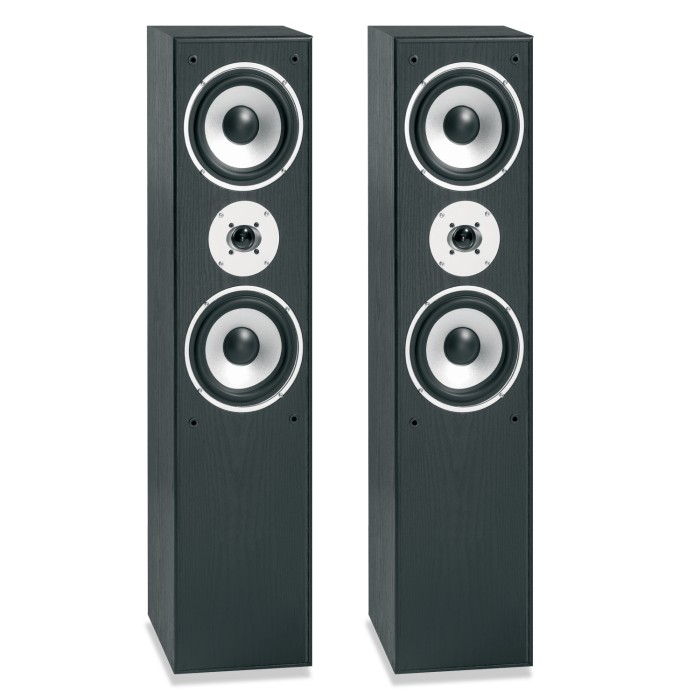 Комплект подови тонколони с 2x 6.5” бас говорители FENTON SHFT60B- черни