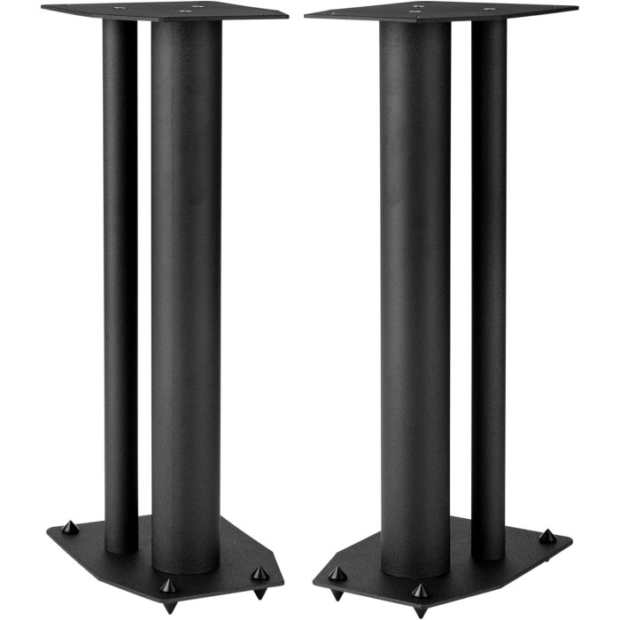 Dayton Audio SSMB24 speaker stand pair with steel base
