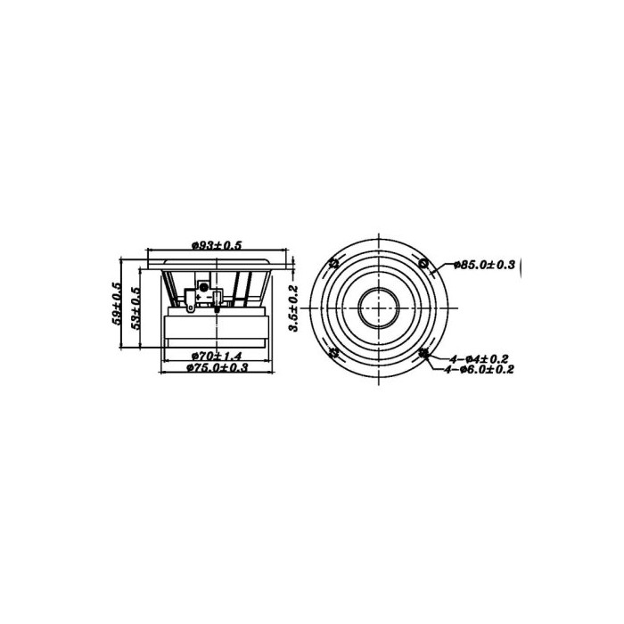 Tang Band W3-881SJF 3" Full Range Speaker