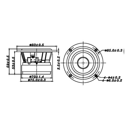 Tang Band W3-881SJF 3" Full Range Speaker