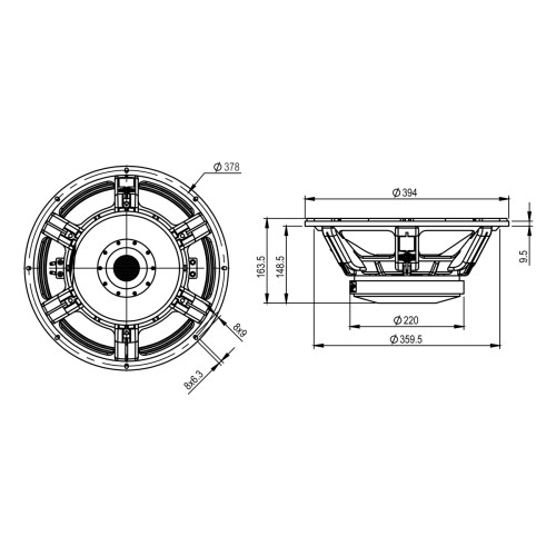 SB Audience BIANCO-15SW600 Subwoofer