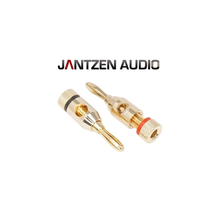 Jantzen Audio 012-0140 Gold Banana Plug Pair 4mm