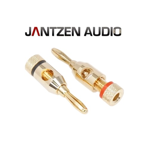 Jantzen Audio 012-0140 Gold Banana Plug Pair 4mm