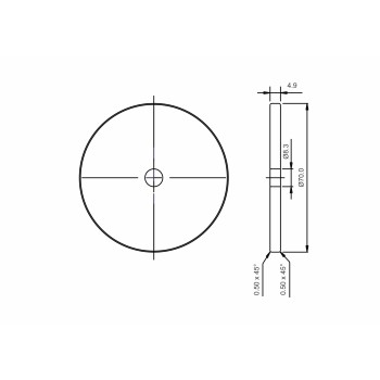 Дискова тежест за посивни мембрани DW50 2