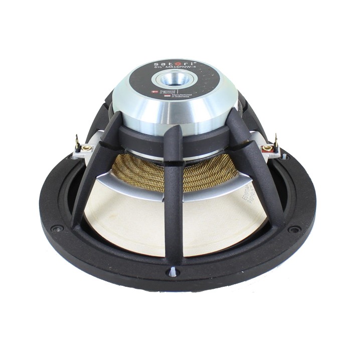 SB ACOUSTICS SATORI MR16PNW-4 6.5″ WHITE EGYPTIAN PAPYRUS CONE MIDRANGE – 4 OHM