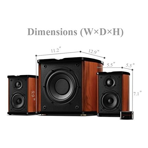 Активни мултимедийни 2.1 тонколони за рафт HiVi Swans M50WMKIII с Bluetooth