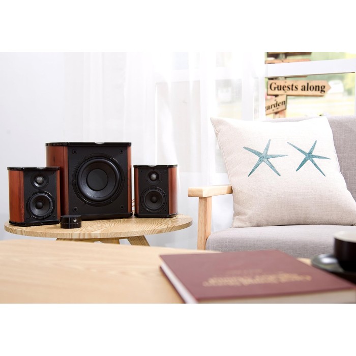 HiVi Swans M50WMKIII 2.1 Powered Multimedia Active Bluetooth Bookshelf Speakers