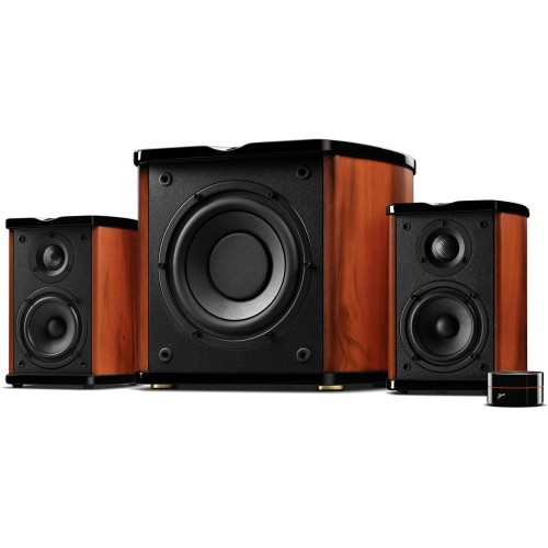 HiVi Swans M50WMKIII 2.1 Powered Multimedia Active Bluetooth Bookshelf Speakers