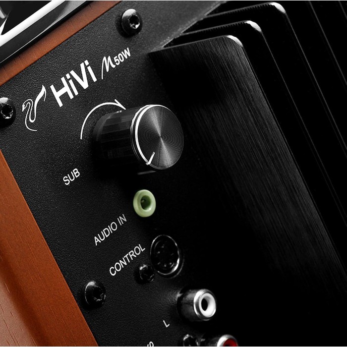 Активни мултимедийни 2.1 тонколони за рафт HiVi Swans M50WMKIII с Bluetooth